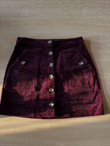 Corduroy Mini Skirt