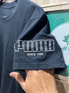 Puma Short Sleeves Black TShirt