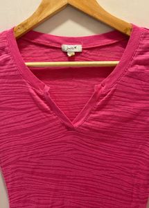 Pink Long Sleeve Top