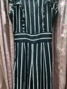 Striped Ruffle Jumpsuit