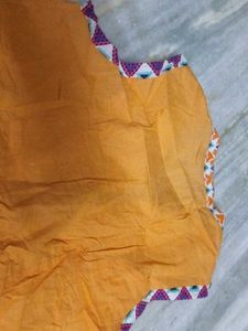 Orange Sleeveless Top