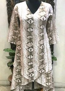 Plus Size Snake Print Dress 48