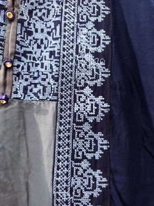 Navy Blue Kurta