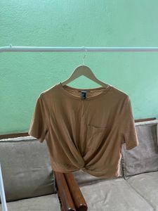 Forever 21 Twist Front Tee