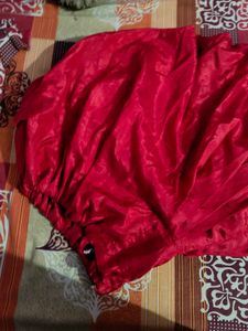 Red Satin Fabric
