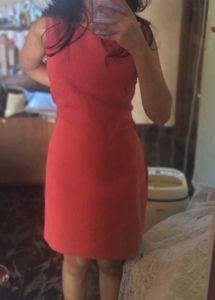 Red Sleeveless Dress