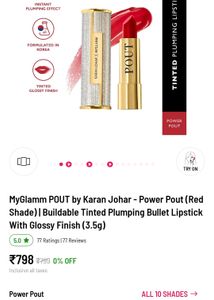 1Karan Johar Pout Lipstick 💄