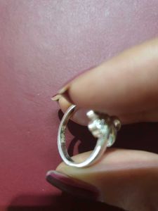 pure silver ring