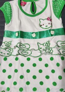 Green Dress For Newborn Girl Baby
