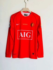 MANCHESTER UNITED 2007-08 HOME KIT FULLSLEEVE