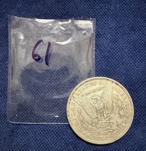 1 Us Morgan Dollar 1896 Silver Coin Extremely Rare