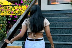 H&amp;M Back Tie Top