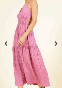 Flared Cinched waist A Line Dress