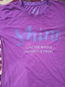 Pink &#39;Shine&#39; Long Sleeve Tee