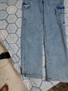 Blue Cargo Jeans