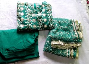 Dark Green Suit For Women