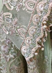 pakistani chiffon Embroidered Kurta set