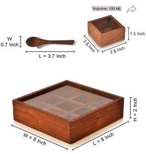 Wooden Spice Set (Unused)