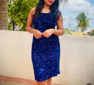 Blue Shiny Party Dress💙