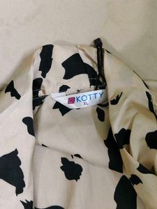 Dalmatian Print Blouse