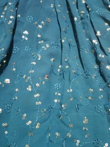 Teal Embellished Kurta Set