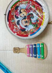 Wooden Xylophone Toy &amp; drum combo