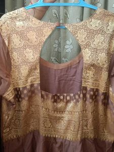 Beautiful Brown Anarkali Dress