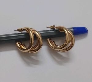 H&amp;M 3 Layer Hot Round Earrings