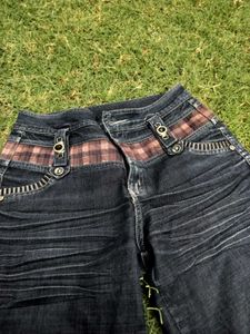 🛹Y2K Girly Checker Jean🍬