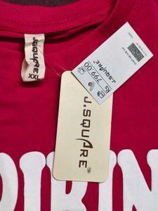 J.Square Women Oversize GraphicPrint Cotton Tshirt