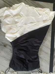 Black And White Short Dress