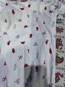 Cute Tuffy Firetruck Romper