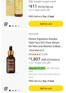Ozone Signature Kanaka Taila Face Oil @ 699/-