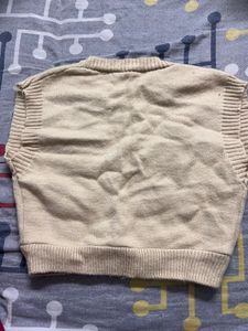 Argyle Knit Vest Top