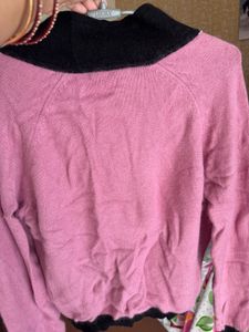 Pink Cardigan Sweater