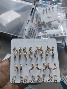 Hools Large Earrings Pack Of 6