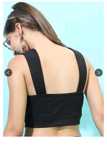 Knot Stylish Black Crop Top For Womens 🖤