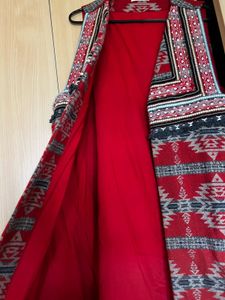 Red Kilim Vest