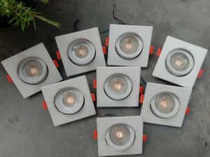 8 PCS Square LED Downlights (Warm Yellow) – 5 W