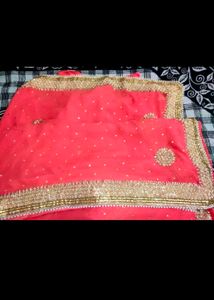 Embroidered Saree