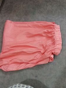 Peach Anarkali Suit with Dupatta
