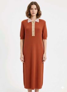Sale 🧡 Y2k Chic Knit Polo Dress
