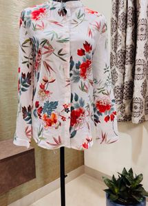 Floral Print Shirt Regular Fit