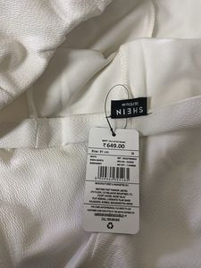 SHEIN SKORTS : textured side rushed asymmetrical h