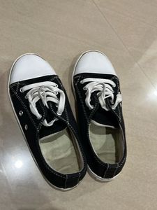 Black Canvas Sneakers