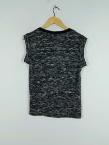 Park Avenue Charcoal Black Knitted Top Women&#39;s