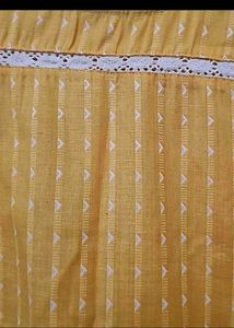 Yellow Striped Kurta