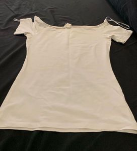 H&amp;M, white T-shirt,