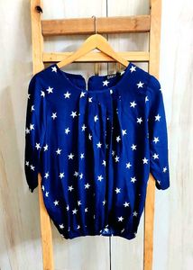Star Print Top size-36
