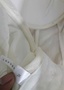 (856)Vintage White Lace Lingerie Corset